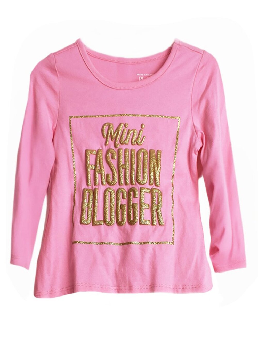 The Children’s Place Girls 2-Pc Set ‘Mini Fashion Blogger’ Graphic Pink Tunic 2T - Picture 3 of 5